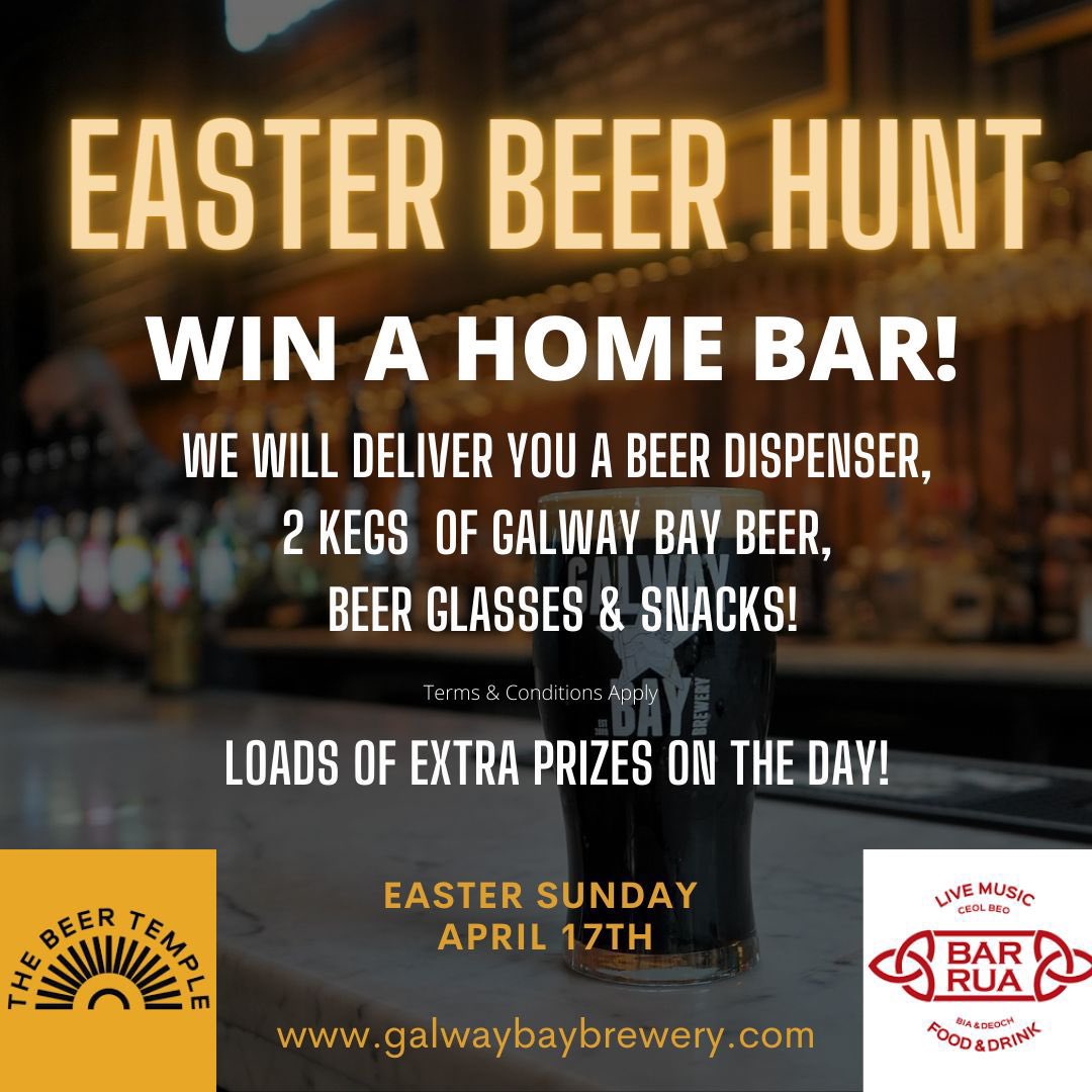 thomasreadsdub's tweet photo. Next clue is for the MAIN prize…. It’s coming up at 2:30!! Keep your eyes peeled 👀 Your chance to win a @galwaybeer bar at home!!! #BeerHunt #Easter #Dublin https://t.co/cDgjvigYmW