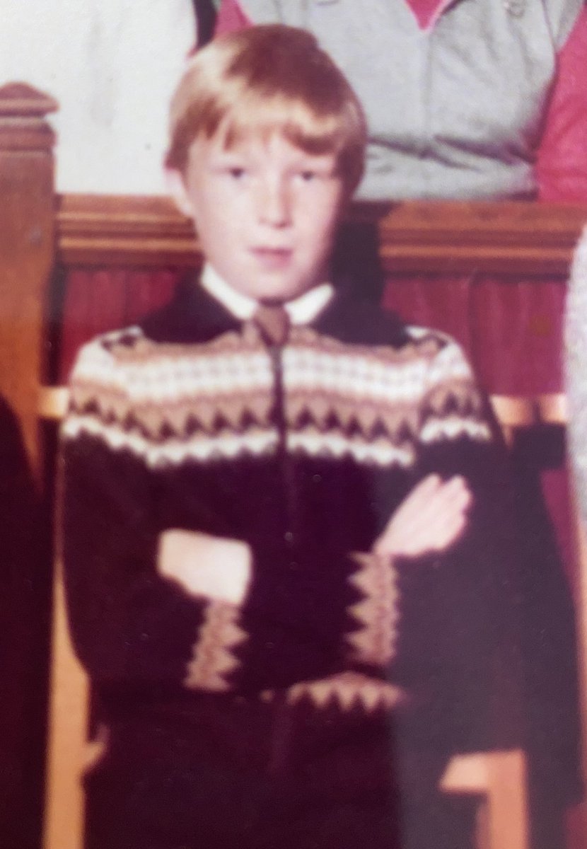 ColetteNews's tweet photo. Went to a family party last night and we were given lots of photos of times past…look at this little cutie pie @garetheverett and he also rocked a brown zip up cardie. #hasntchangedabit https://t.co/W8p89dFKjc