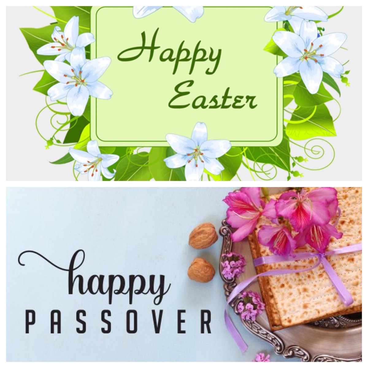 For those members who are celebrating Easter - Happy Easter, and for those celebrating Passover - wishing you a joyous Passover!