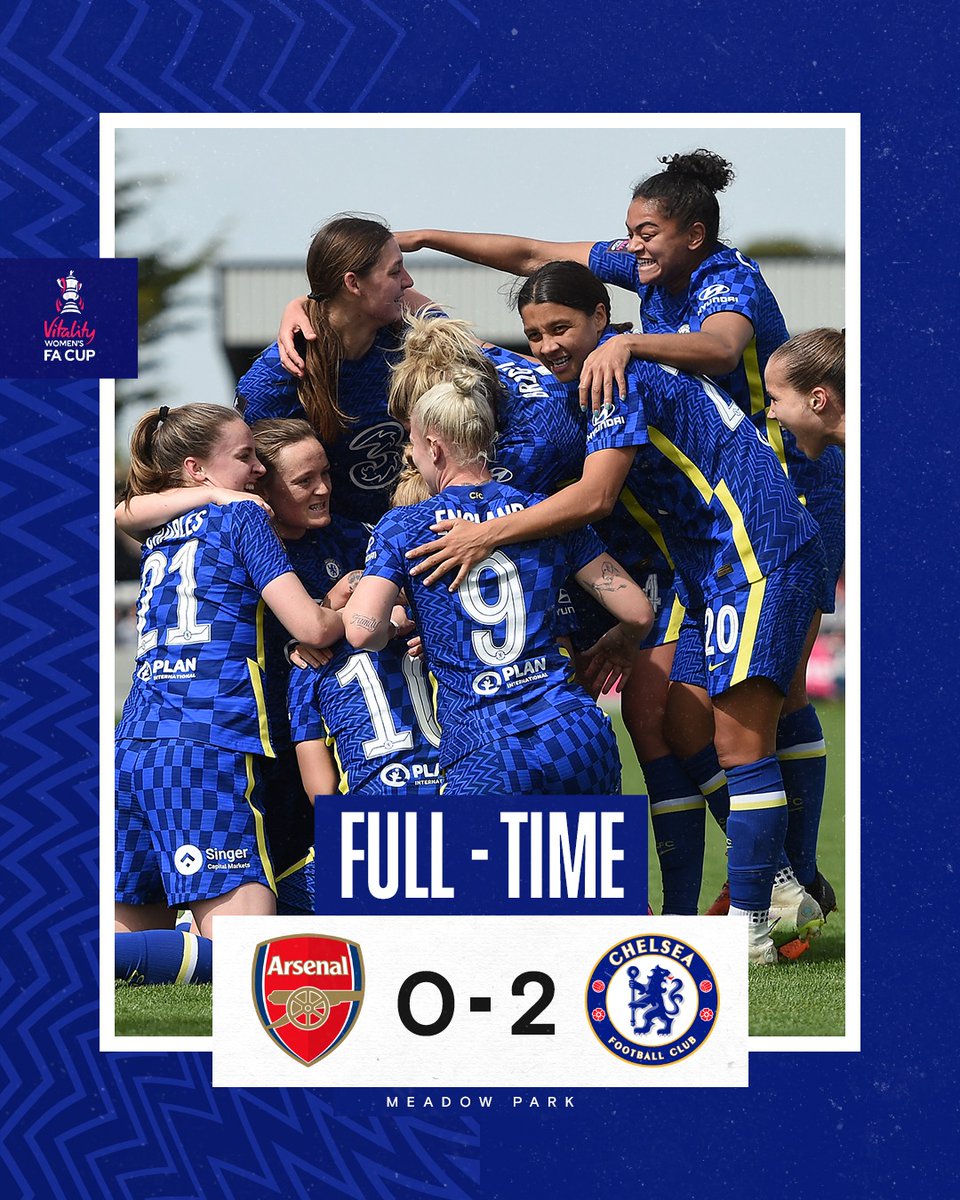 THROUGH TO THE FINAL! 😁

#WomensFACup