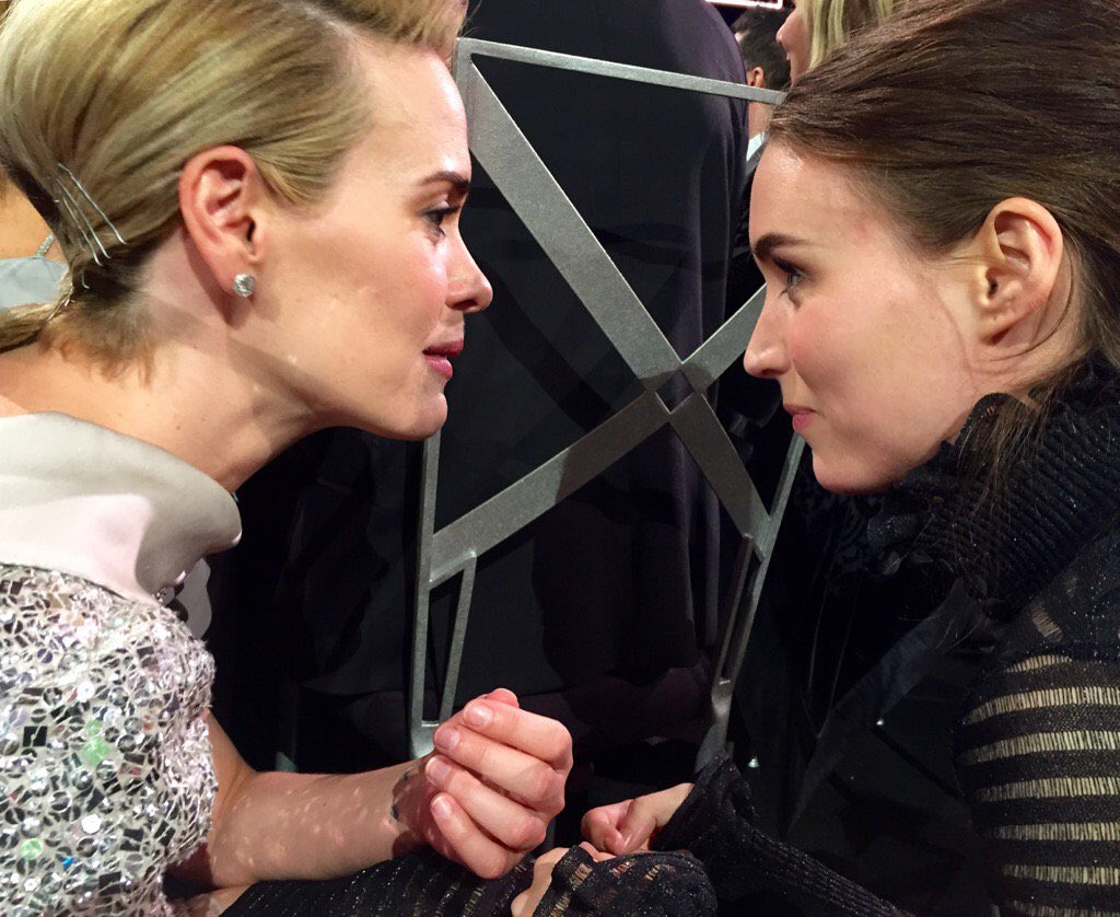 Sarah paulson & rooney mara at the critics choice awards 2016

happy birthday to rooney mara 