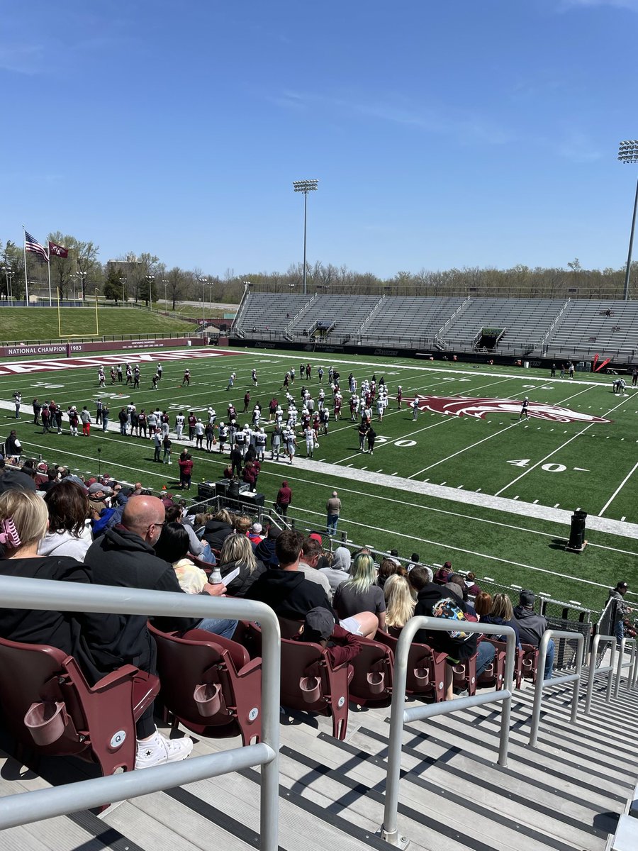 Had a great little family reunion <a href="/SIU_Football/">Saluki Football</a> spring game. Great to have everyone together for the weekend. <a href="/_That_Guy_Ty_/">Tyler Evans</a> <a href="/KadenEvans31/">Kaden Evans</a> <a href="/chazz54evans/">Chase Evans</a> <a href="/KathyFitgirl/">Kathy</a>