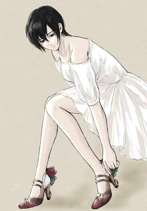 靴のコラボの👠

Mikasa Edition 

#shingeki #MikasaAckerman 