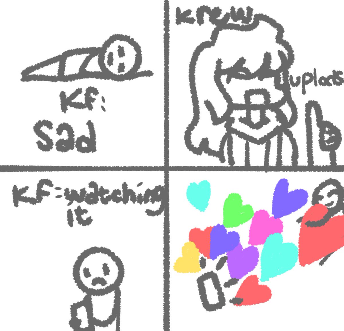 africkinsimp's tweet photo. I dont have those iphone hearts so i drew them https://t.co/yzTHN5T70I