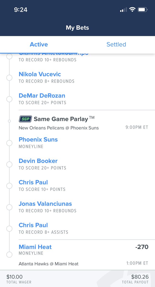 MikesDFSlines's tweet photo. 10 leg for today’s NBA playoff action 🔥🤑 #NBAPlayoffs #GamblingTwitter https://t.co/TH83ZFNFf7