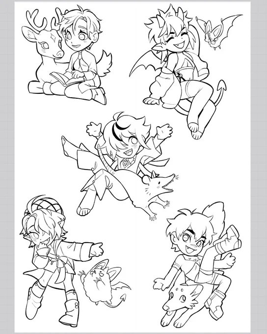 drew a bunch of this in a moving car so that's a w for phee 