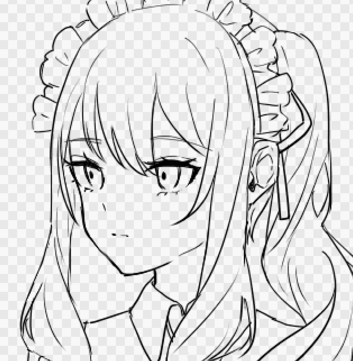 かわいい顔描けた 