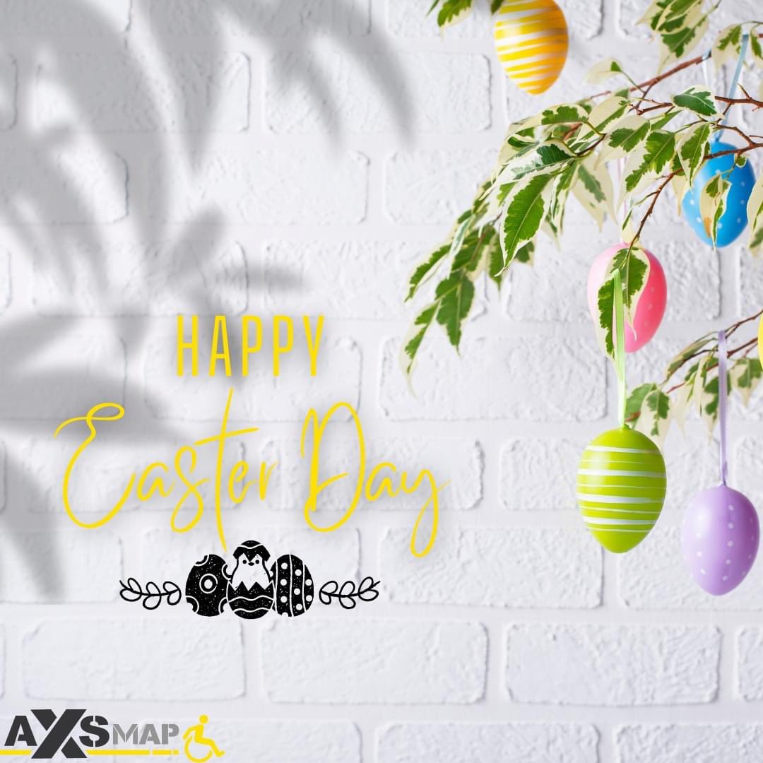 axslabinc's tweet photo. Happy Easter from AxsLab!
#AXSMaps #AXSLab #JasonDasilva #WhenIWalk #WhenWeWalk #WhenTheyWalk
#accessibilityforall #accessibilitymatters #accessibility #access #ada #equalaccess #inclusivity #disability #disabilityjustice #ableism #raiseawareness #noboundaries #liferollson https://t.co/wGXzx0N6ND