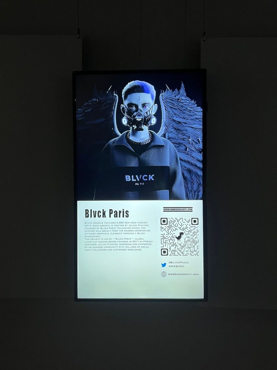 WEB3SG (@web3sg) on Twitter photo 🏴 Calling all <a href="/BlvckParis/">Blvck Paris</a> fans in Singapore, you can now spot them in our gallery in ARTNOW this week. 5xWLs
✔️ Follow <a href="/web3sg/">WEB3SG</a> & @blvckparis <a href="/milomonk/">milOmONk 🔮</a>
✔️Like & RT, Turn on notifications
✔️ 15 more WLs raffled in discord.gg/web3sg
Winners announced in 48 hours 🏴 Calling all <a href="/BlvckParis/">Blvck Paris</a> fans in Singapore, you can now spot them in our gallery in ARTNOW this week. 5xWLs
✔️ Follow <a href="/web3sg/">WEB3SG</a> & @blvckparis <a href="/milomonk/">milOmONk 🔮</a>
✔️Like & RT, Turn on notifications
✔️ 15 more WLs raffled in discord.gg/web3sg
Winners announced in 48 hours