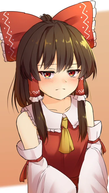 落描き 霊夢さん 
