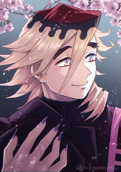 はみこは箱庭のみこ🌈✨さんがTwitterに投稿した童磨(鬼滅の刃)のイラスト。