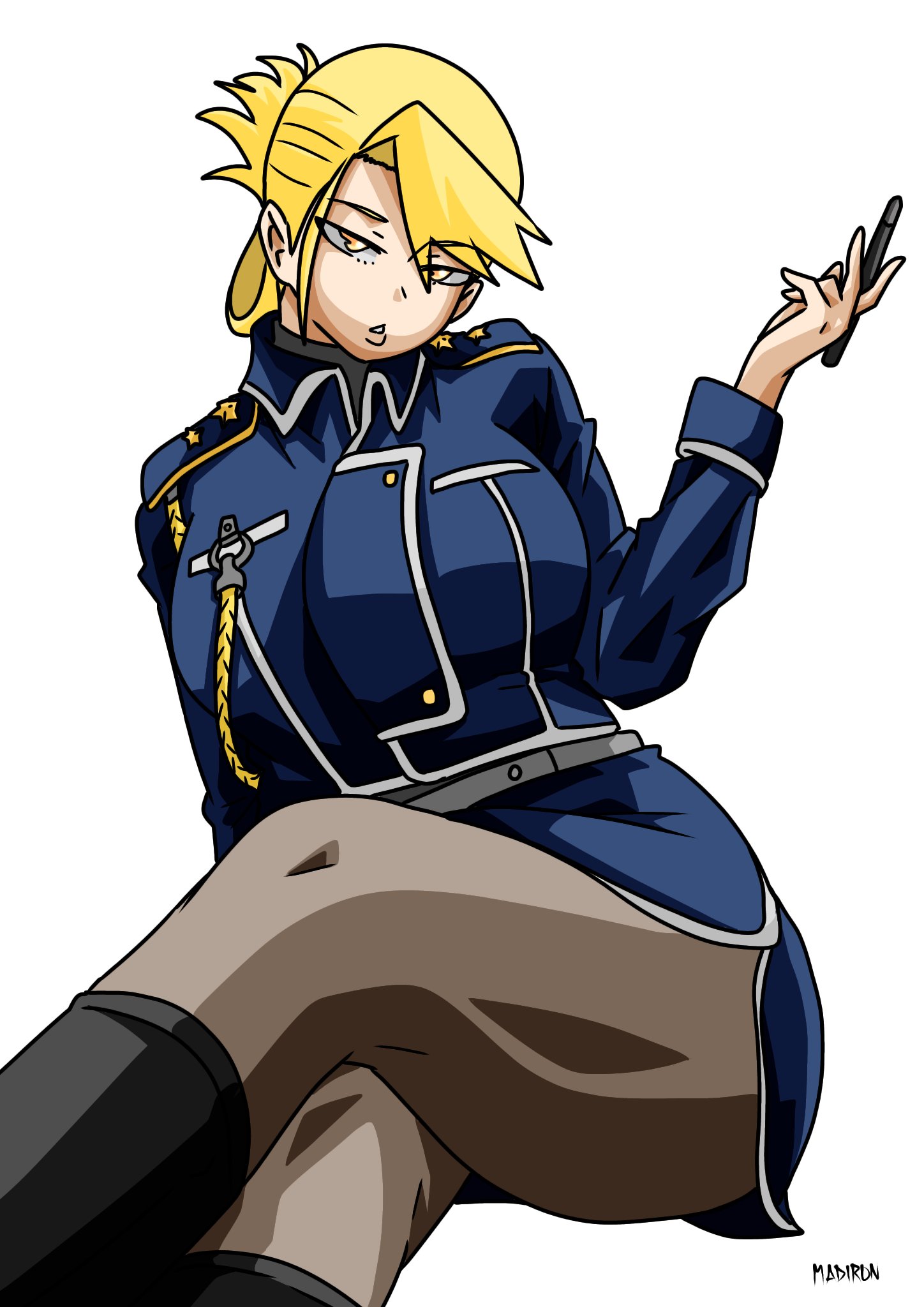 Image of Riza Hawkeye anime girl