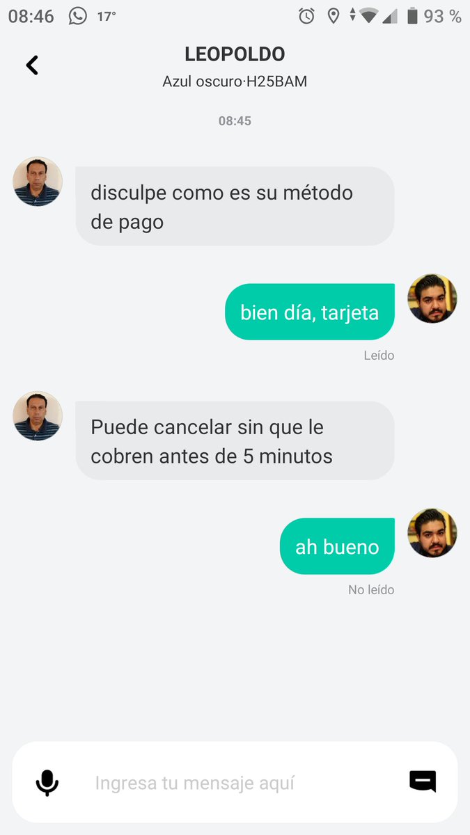 acastrogarcia_'s tweet photo. @DiDi_Mexico otro conductor más que pide cancelar el viaje cuando se paga con tarjeta... ¿hasta cuándo? Versa azul https://t.co/n78MD5s4ye