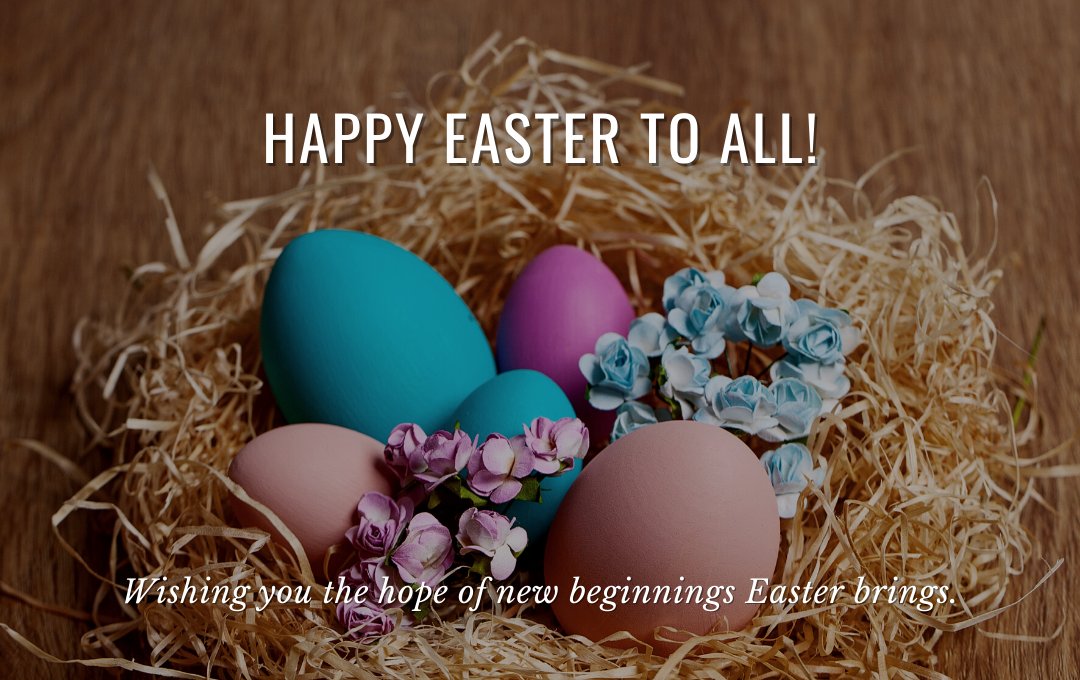Happy Easter from your friends at Palmetto-Pine Country Club.