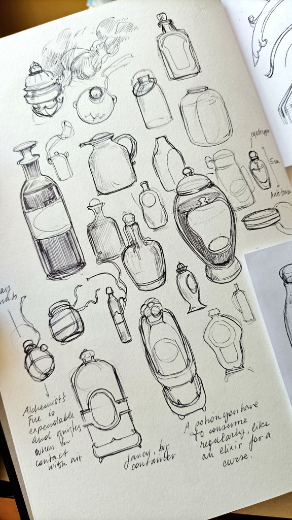 Having way too much fun thinking about prop design for ttrpg equipment 