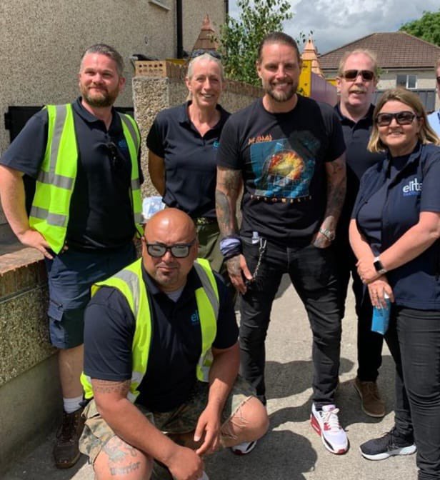 EliteHealthcare's tweet photo. Great to be involved with @DIYSOSIRELAND helping the Parson family in Longwood. We will all be watching on #RTE this Easter Sunday eve #diysosireland #diysosirl https://t.co/KJ8WYlhzyv