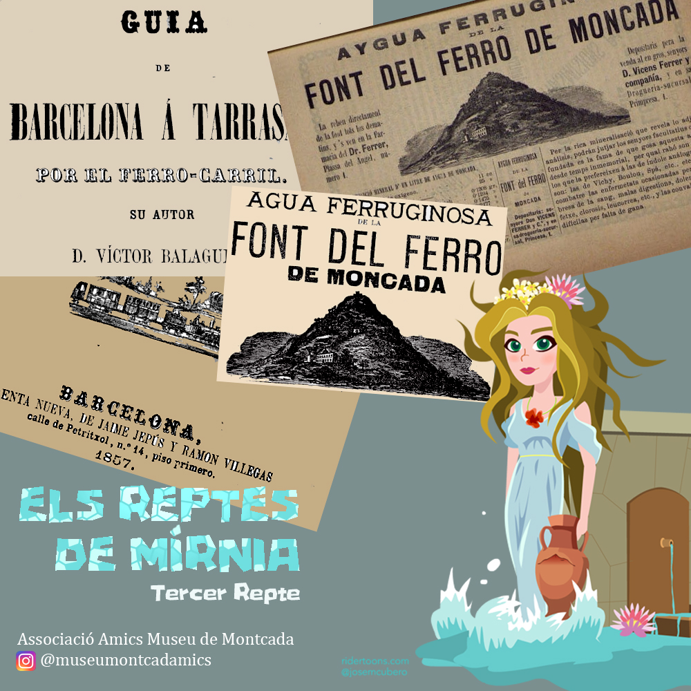 Mírnia és la nimfa protectora de les aigües de Montcada que vetlla per la recuperació històrica del nostre Turó. 🧚‍♀️💧
Cada setmana la descobrireu a les vostres xarxes socials amb un nou repte. Us hi esperem! 🔝 #MontcadaiReixac #DescobrirMontcada #PatrimoniCultural #TuróMontcada