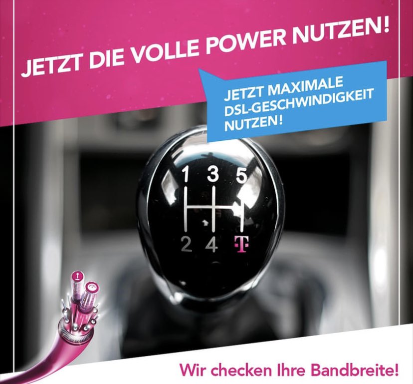 FotopulsCarsten's tweet photo. Endlich hat die @deutschetelekom realisiert, dass sie auf der #Datenautobahn nur für den Rückwärtsgang taugt 😂😂😂 https://t.co/oZNdY7ccOU