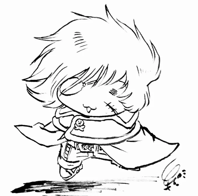 ☠️久々のハーロッくん☠️
#松本零士
#キャプテン・ハーロック 