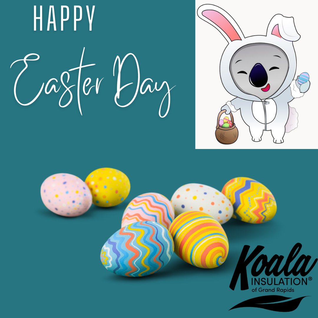 KoalaGRMichigan's tweet photo. Happy Easter from all of us at Koala Insulation of Grand Rapids. https://t.co/xnpcvsoIQm