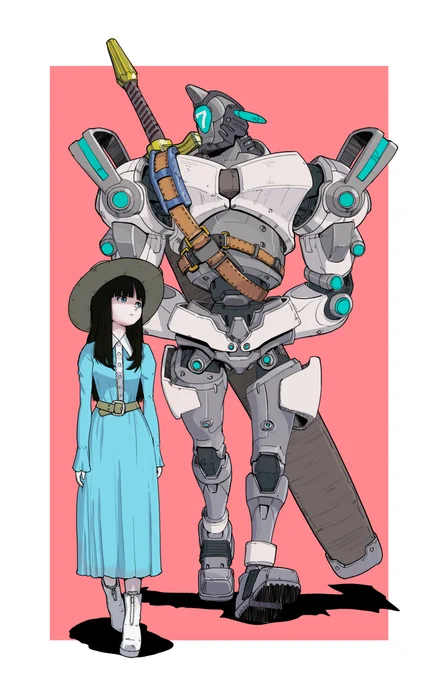 護衛付きの女の子 