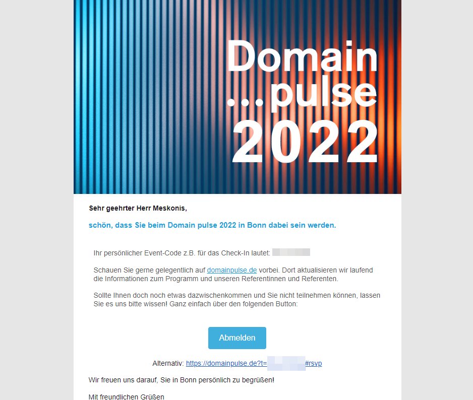 domainsummitcom's tweet image. Ready to meet German colleagues at DomainPulse / May 17 - 18, 2022 in Bonn, Germany
Book a 20min meeting slot with me: summit.london/book-a-meeting…
See you at the #DomainPulse! Helmuts

#domains #domainevent #domaining