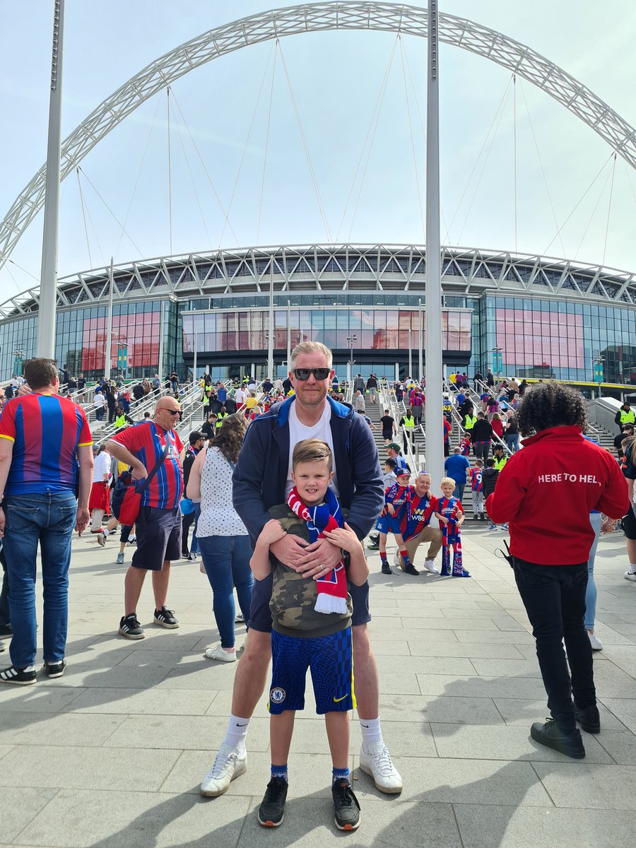 First time at Wemebley 💙💙 #underthearch