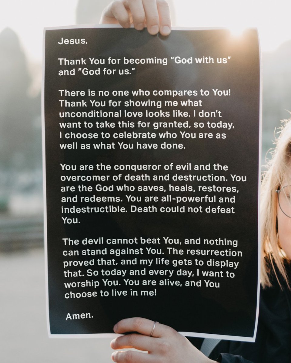 YouVersion's tweet photo. A Prayer of Celebration 🙏🏻 https://t.co/V5NH6uZf6Q