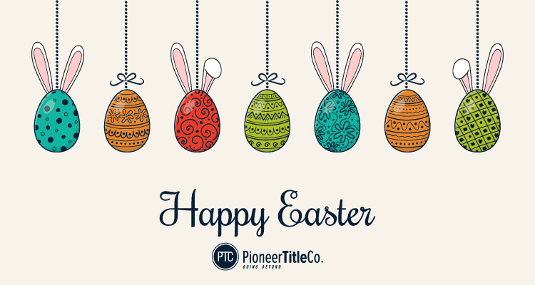 pioneertitleco's tweet photo. From all of Pioneer Title Co., we want to wish you a very Happy Easter!🐰🐣 
May this Easter Day be a fun for you and your family!

#happyeaster #egghunt #pioneertitleco #sundayfunday #april #spring #petercottontail #bunny https://t.co/oIFYxlP6SF