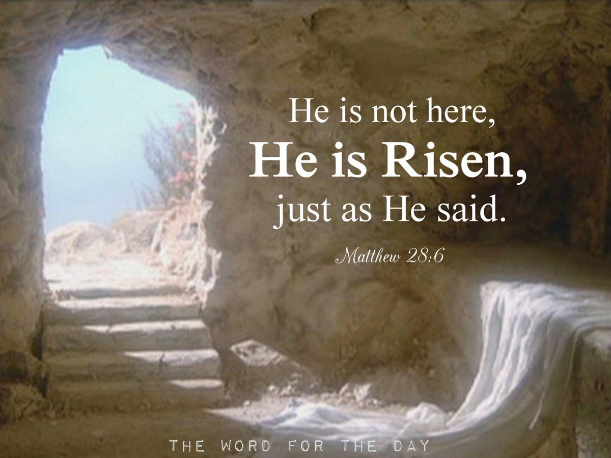 #HeIsRisen