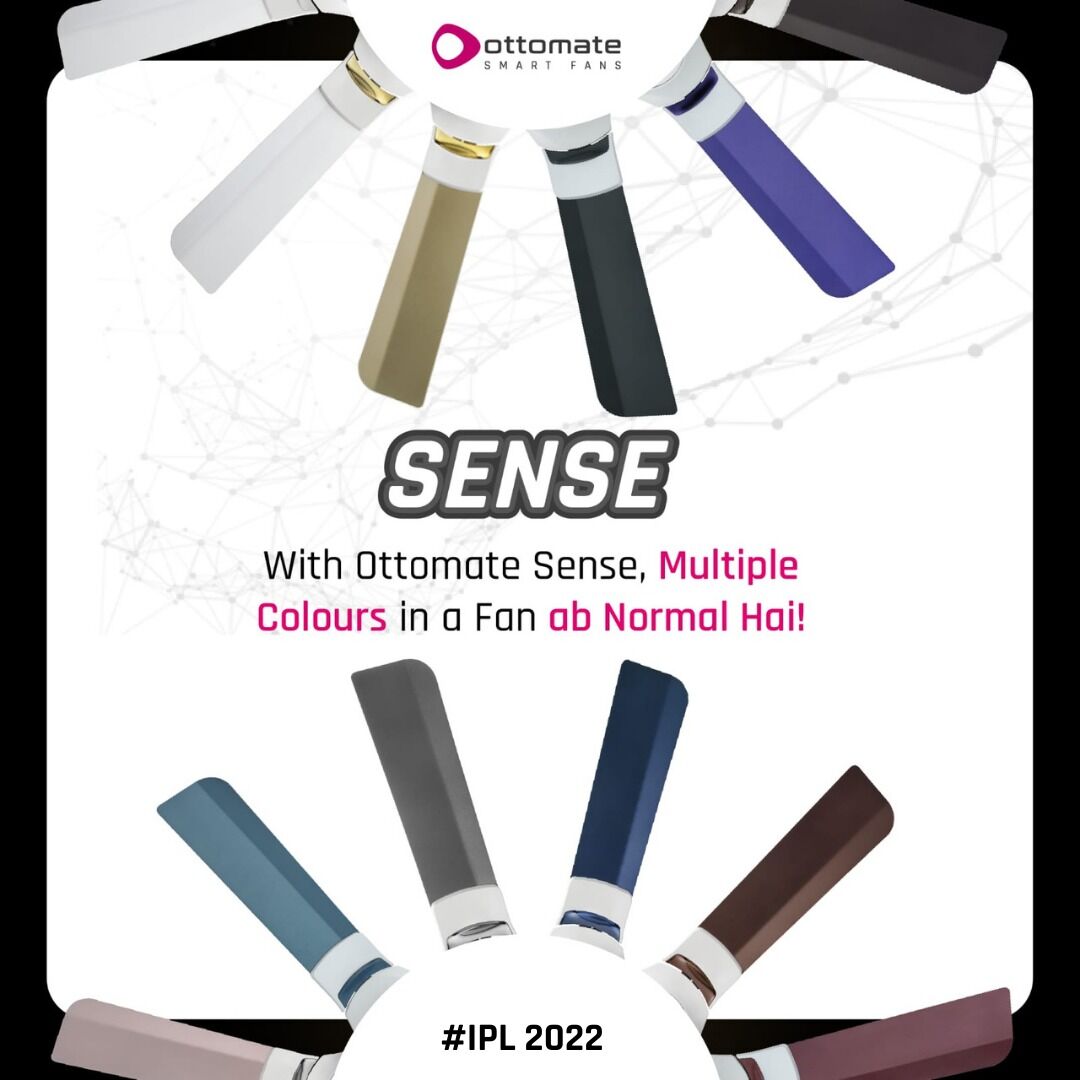 A fan which can change colours whenever we like? Sounds Great!!

Get the Ottomate Sense and avail benefits of fastest air delivery, vivid designs and changeable blades to match your fan's look with your home!

Visit amzn.to/3KCxoYE to check out!

#ottomate #smartfan #tech