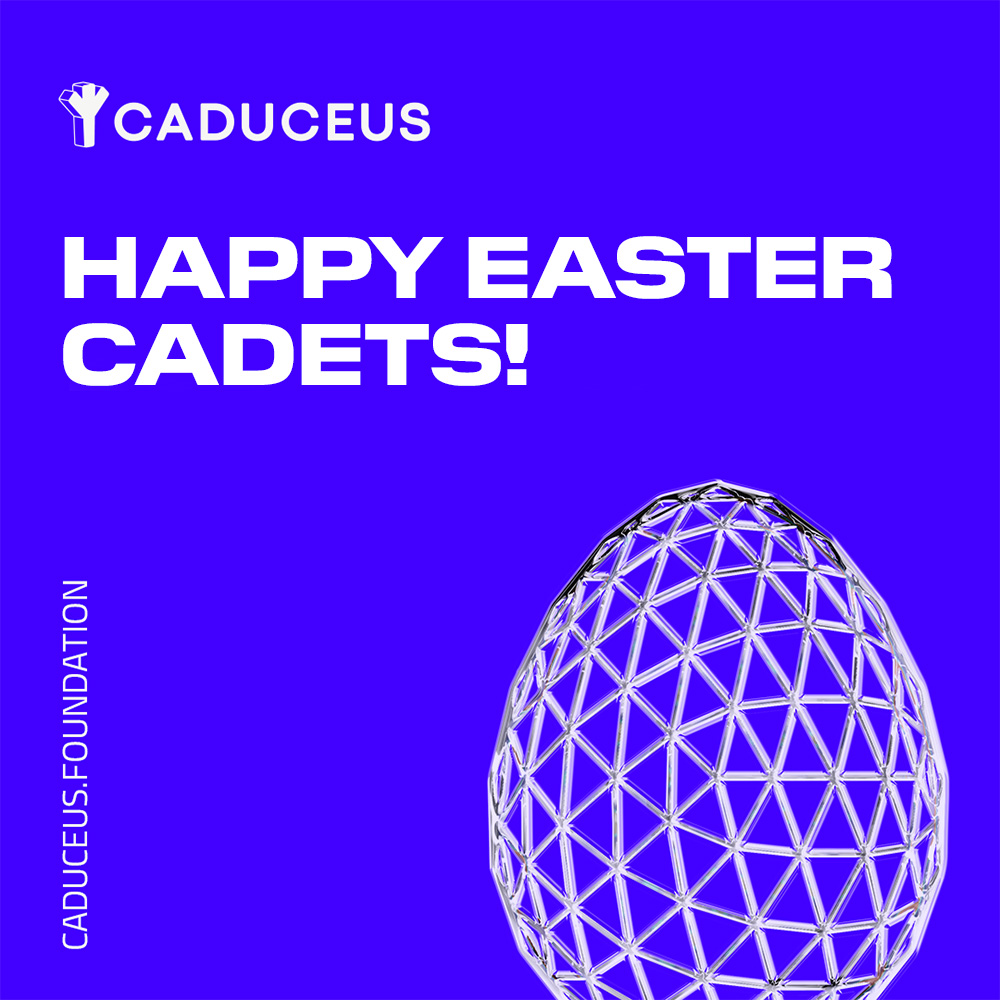 Caduceus_CAD's tweet photo. Happy Easter Cadets!

Thank you all for being part of our remarkable community. 

We have some incredible plans for 2022 and beyond. What exciting plans have you got? Let us know in the comments.  

#VisionsOfTheMetaverse #CaduceusEggHunt #TheHuntBegins #metaverse #blockchain https://t.co/K4NK9tC7dl