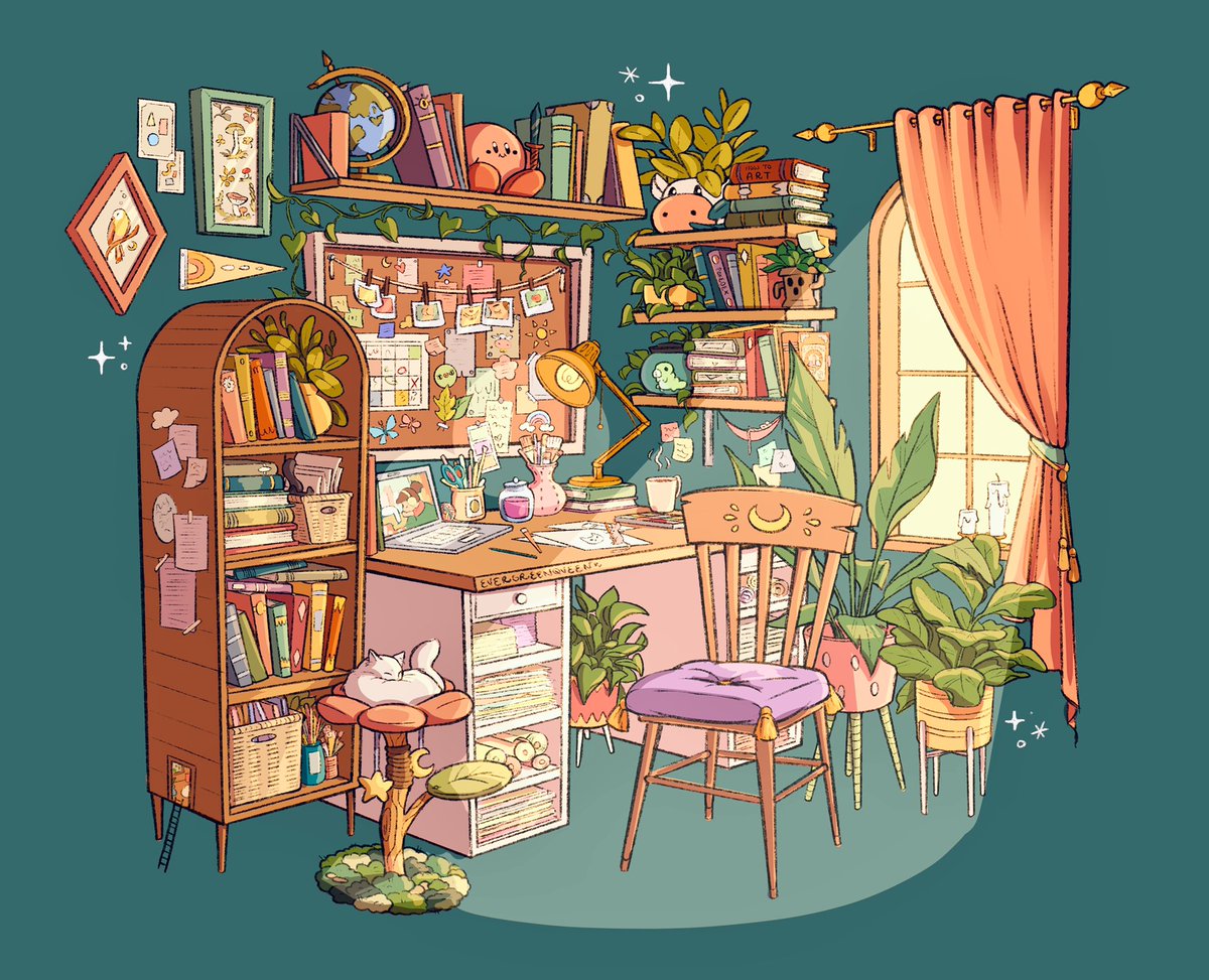 「cozy spaces 」|brittのイラスト