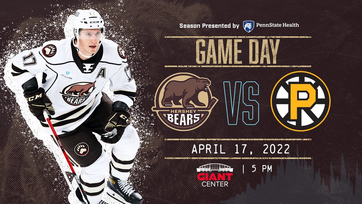 Hershey Bears on Twitter "GAME DAY! It's the Bears and Bruins tonight
