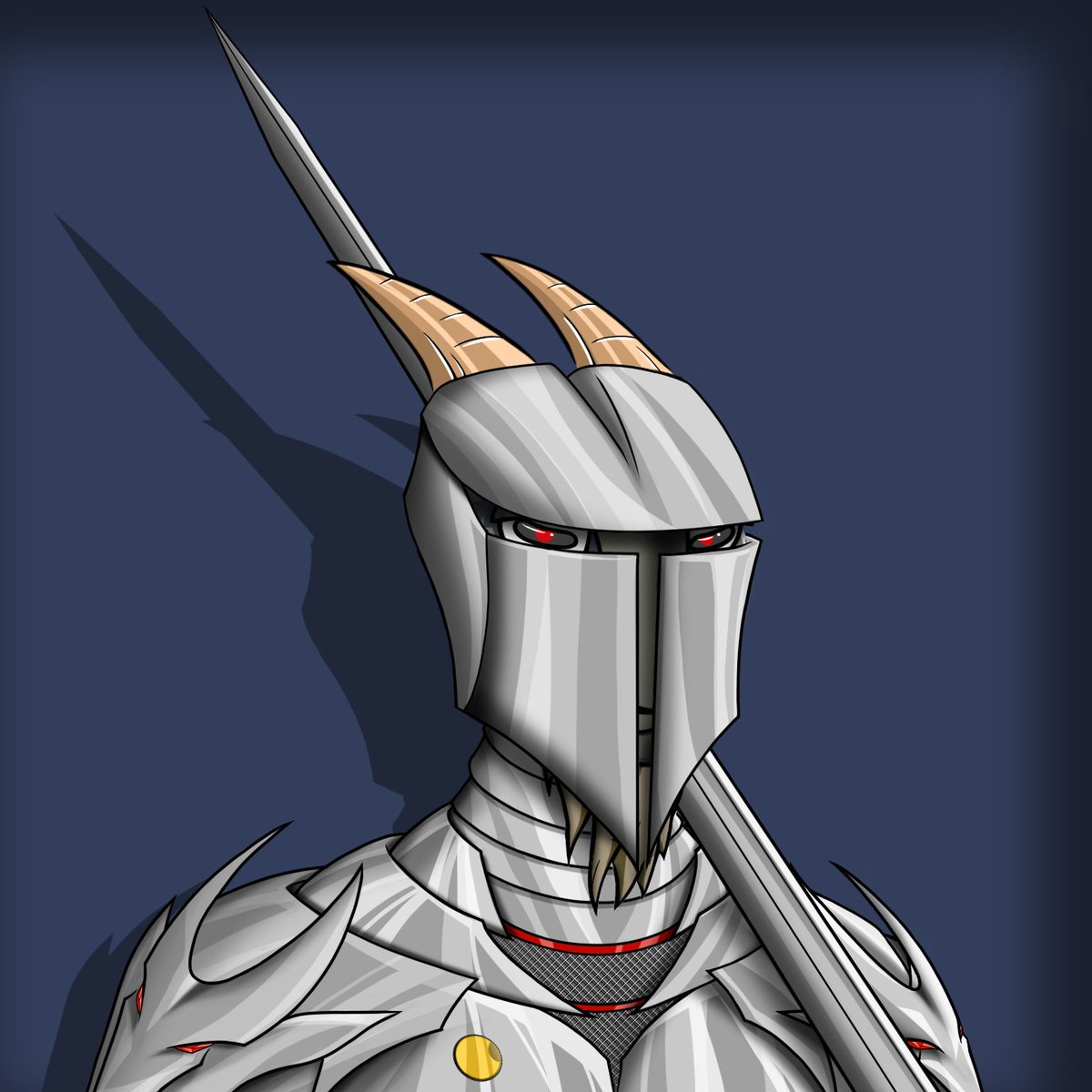 Another WARRIOR EDITION of "It's Meh" Collection! ⚔️

It's Meh #25 - The Enter Knight

Stand behind me, I will give you protection.

Available now at auction,

Starting price: 0 bn 🗡️

(enter.art/artist/jp_mara…)

#ENTERART #BSC #digitalart #ENTER #Cryptoartist #NFTART #NFTshilling