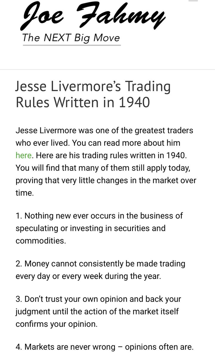 nbn707's tweet photo. “Jesse Livermore’s trading rules - these are the exact things I’m trying to teach.” - @Qullamaggie

#QullamaggieWisdomTalks https://t.co/6Ueb1Wyv2P