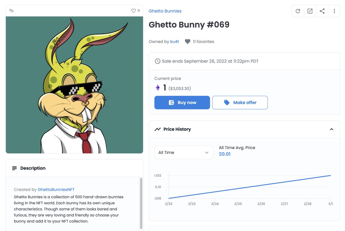 Check out this item on OpenSea opensea.io/assets/matic/0… via <a href="/opensea/">OpenSea</a> #nft #art #k2 #technology #GhettoBunnies