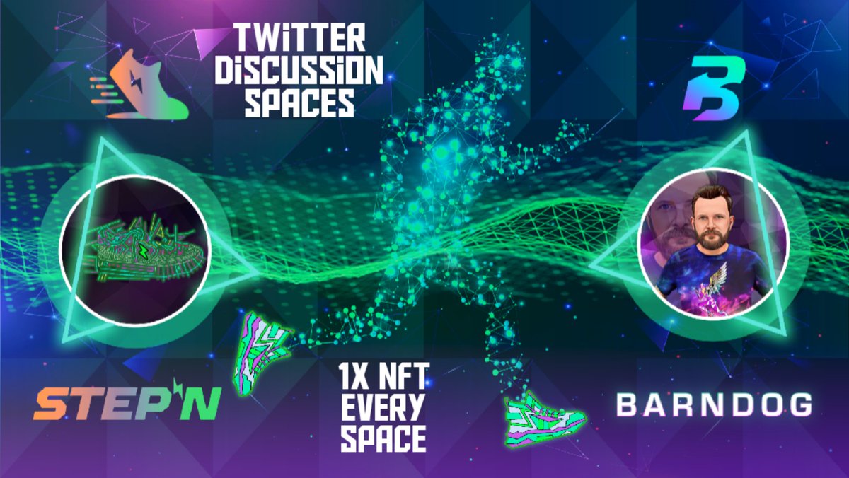 Barndog_Solana's tweet photo. Back for another week of @Stepnofficial Discussion Spaces.  We have some of our Ambassadors on stage this week keeping up with the updates and events, a big week incoming!

1× Genesis NFT each session 🌋

Mon 18th 09:00 UTC
Wed 20th 06:00 UTC
Fri 22nd  01:00 UTC
#itsGrape #Solana https://t.co/wCcu08u1Ti