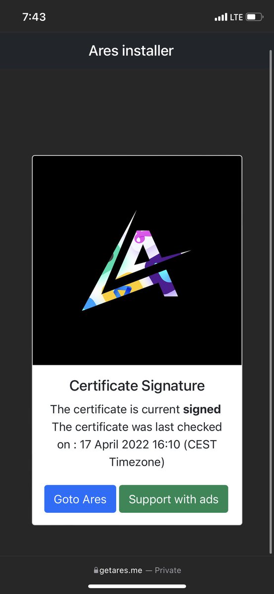 Ares 📲 tweet media