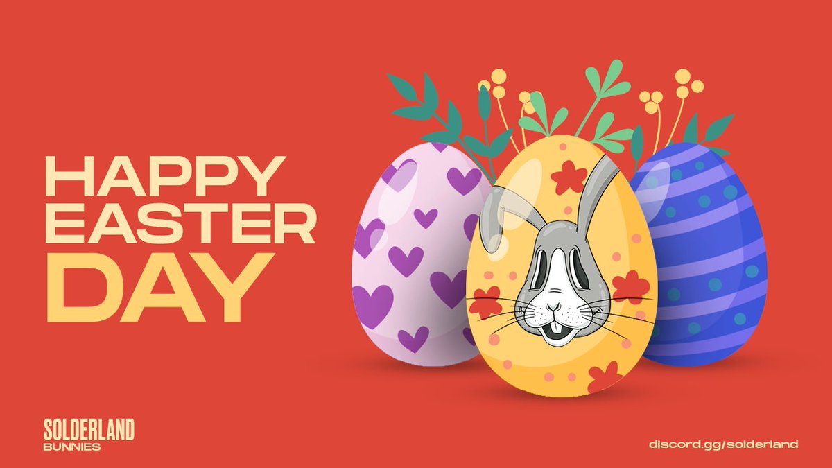 Solderland's tweet photo. 𝐇𝐚𝐩𝐩𝐲 𝐄𝐚𝐬𝐭𝐞𝐫! 🐰 #Bunnish https://t.co/mR287mAYxC