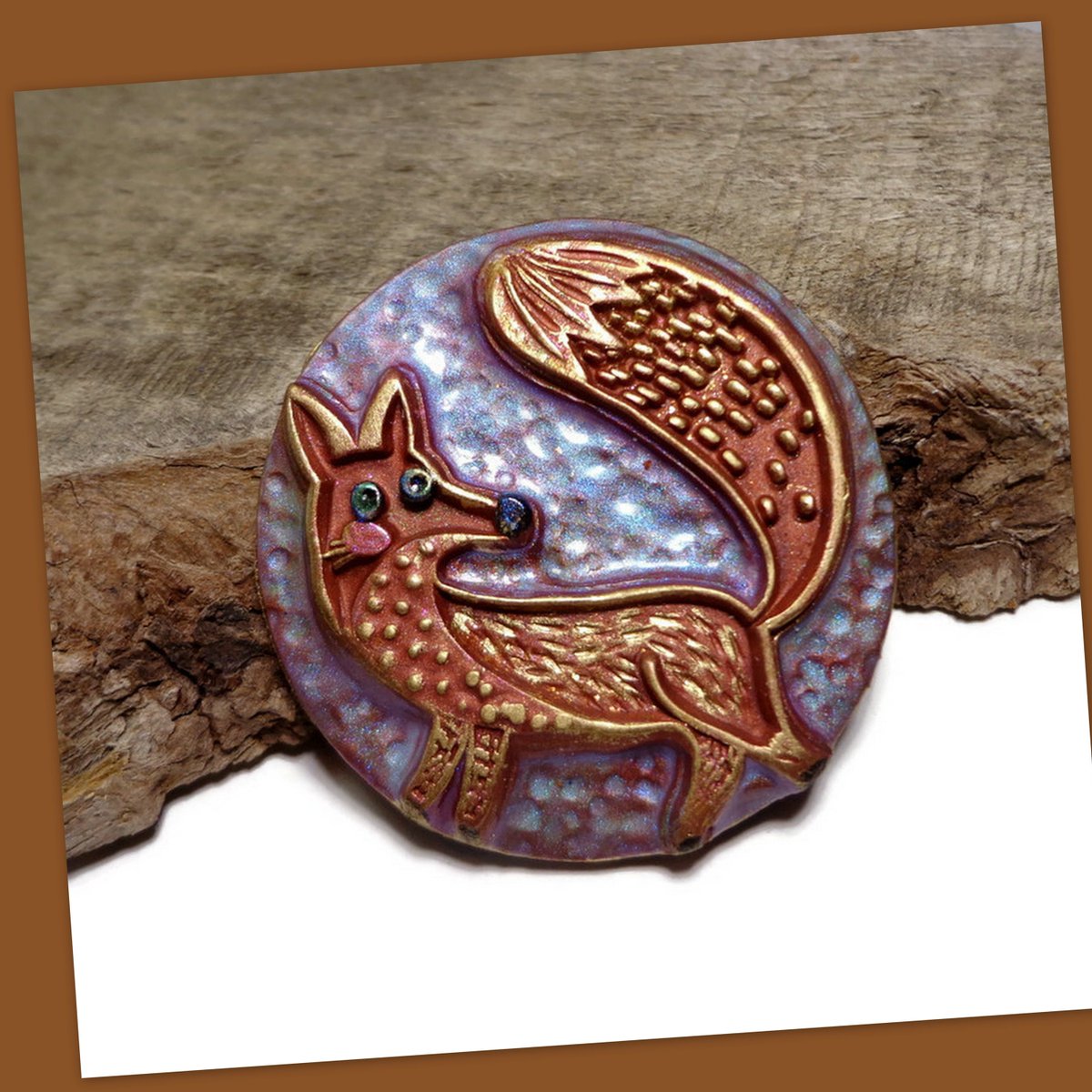 BeadazzleMeClay's tweet photo. Excited to share the latest addition to my #etsy shop: Artisan Fox Spirit Cabochon Bead Embroidery Polymer Clay Pendant Necklace, Jewelry Making Components https://t.co/qn9fz66Bty #fox #jewelrymaking #beadembroidery #roundcabochon #roundpendant #polymerclay https://t.co/cu5auTs0dZ
