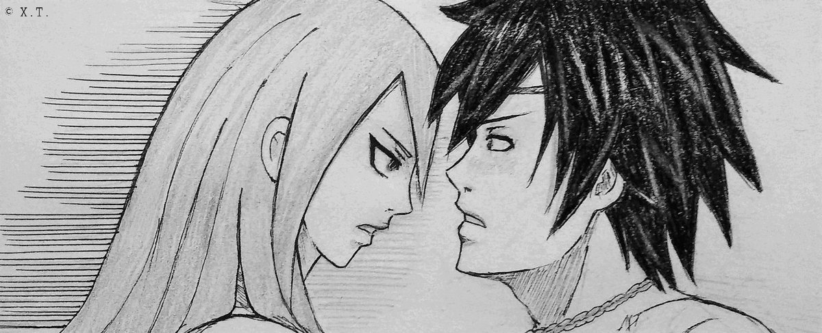 XTsart's tweet photo. a quick grayza not exactly how i wanted it 

#grayza #FairyTail #gray #erza https://t.co/otEjiD3pXO