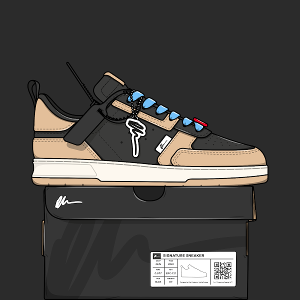 createsify's tweet photo. @KickPosters Need a little Gold🌟 in the collection #SignatureSneakerSunday https://t.co/JVeLf3u9LR