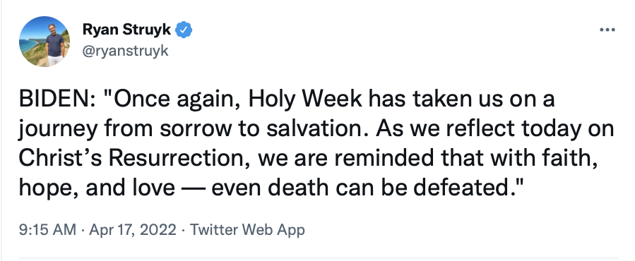 NGrossman81's tweet photo. I'm not Christian, and don't care whether US presidents are, but I think one of the most noteworthy things about US politics today is how many American Christians think Donald Trump expresses true Christianity and Joe Biden does not.
Clarifies what they mean by "Christian." https://t.co/sSNEwMsfav