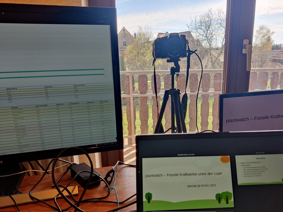 dietzi96's tweet photo. Setup meines #DiVOC-Talks zu #plantwatch.
#divocbb3 https://t.co/inaz9xjTCy