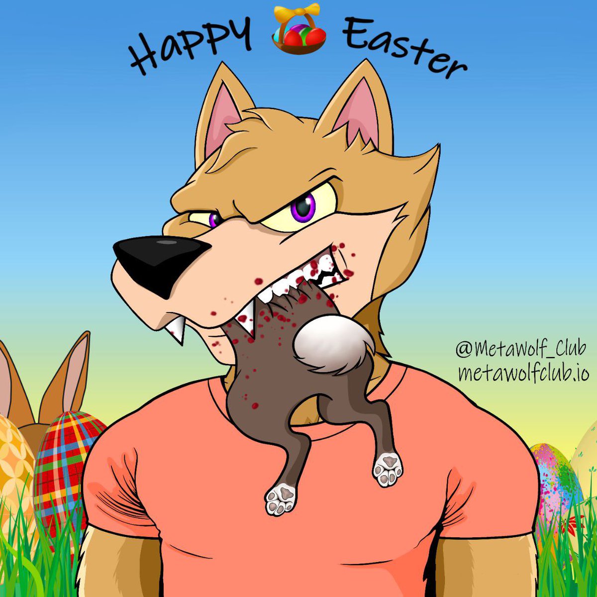 MetaWolf_Club's tweet photo. Happy Easter #WolfPack! And for those who don’t celebrate, Happy Sunday! #MetaWolfClub #MintingNow #EthereumNFTs #NFTCommunity 🐺🐰🐣 https://t.co/6W1fv5BVoI