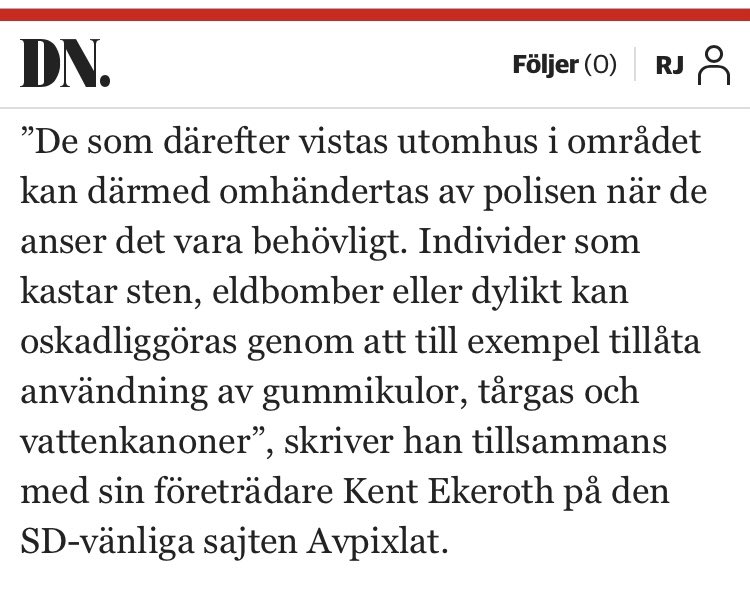 RichardJomshof's tweet photo. SD var länge ensamma om att på allvar vilja ta tag i problemen med kravallerna i våra förorter. Här ett exempel från 2013. Då ville vi ge Polisen möjlighet att bl a använda sig av tårgas, vattenkanoner och gummikulor. Tänk om övriga partier hade lyssnat på oss då. https://t.co/2rTvheQ46r