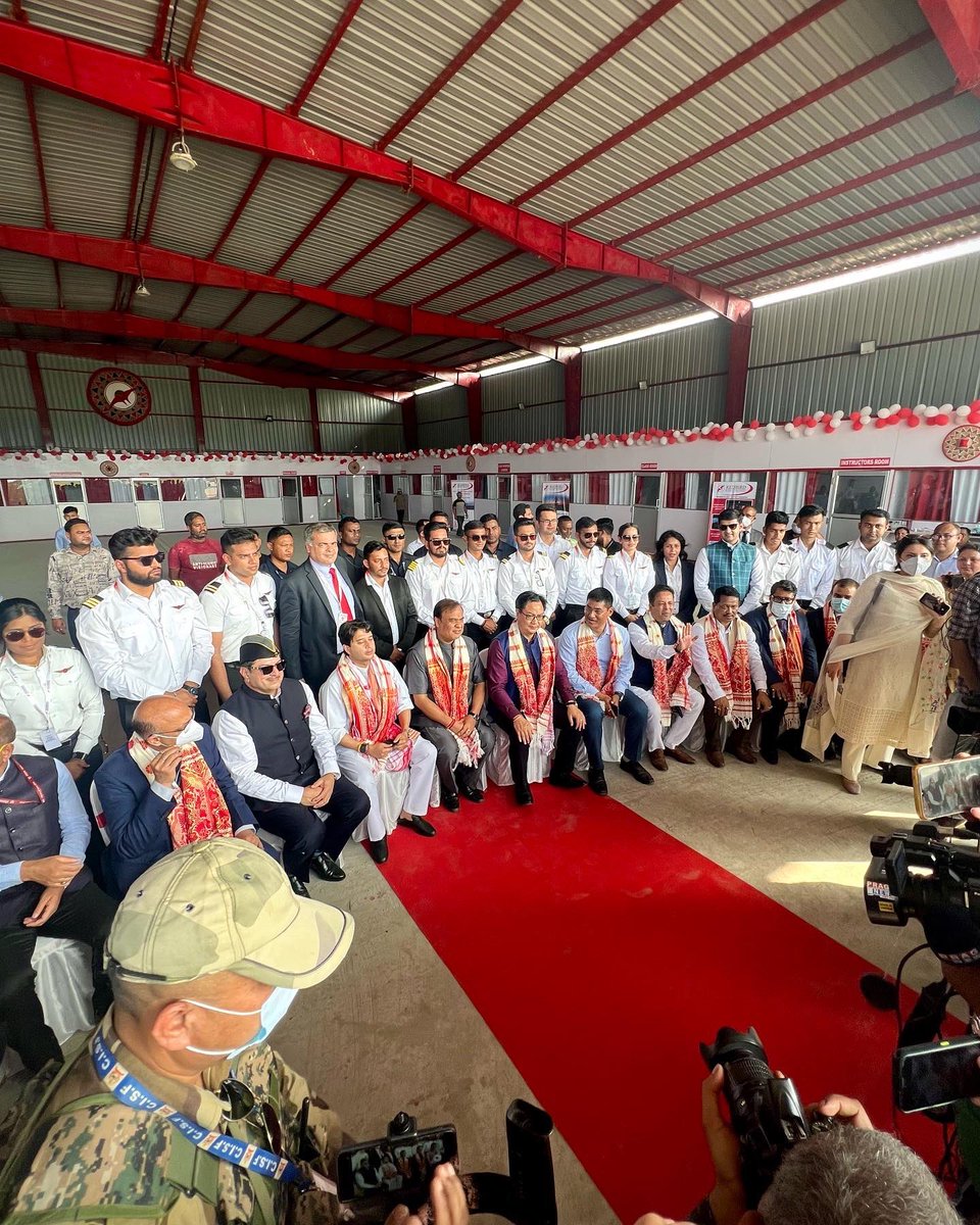 RedBirdAviation's tweet photo. Lilabari : The newly created History by Redbird.
India's largest FTO, recently opened a new base at Lilabari, India's first Flying Training Academy in North East Region. #RedbirdAviation #LilabariAirport #Assam #Northeast #LargestFTO #NewIndia #RedbirdFlightTrainingAcademy https://t.co/cjWqnCDVpY