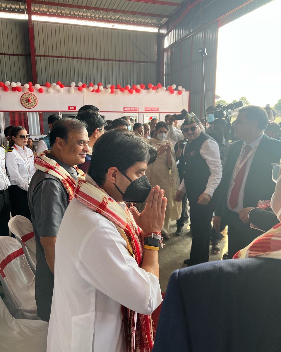 RedBirdAviation's tweet photo. Lilabari : The newly created History by Redbird.
India's largest FTO, recently opened a new base at Lilabari, India's first Flying Training Academy in North East Region. #RedbirdAviation #LilabariAirport #Assam #Northeast #LargestFTO #NewIndia #RedbirdFlightTrainingAcademy https://t.co/cjWqnCDVpY
