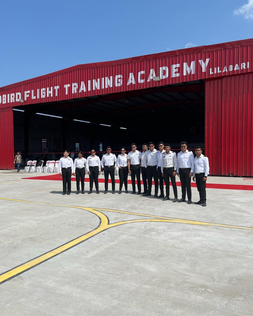 RedBirdAviation's tweet photo. Lilabari : The newly created History by Redbird.
India's largest FTO, recently opened a new base at Lilabari, India's first Flying Training Academy in North East Region. #RedbirdAviation #LilabariAirport #Assam #Northeast #LargestFTO #NewIndia #RedbirdFlightTrainingAcademy https://t.co/cjWqnCDVpY